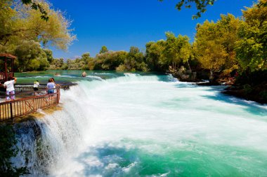Waterfall Manavgat at Turkey clipart