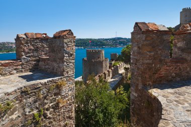 İstanbul Türkiye 'deki Rumeli Kalesi