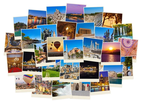 Stack of Turkey travel images Royalty Free Stock Photos