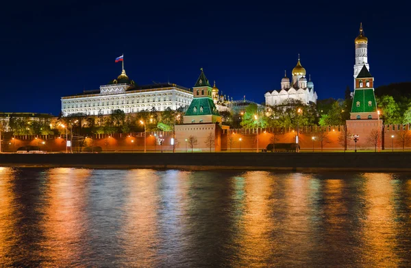 Kremlin in Moscow at night Stock Picture