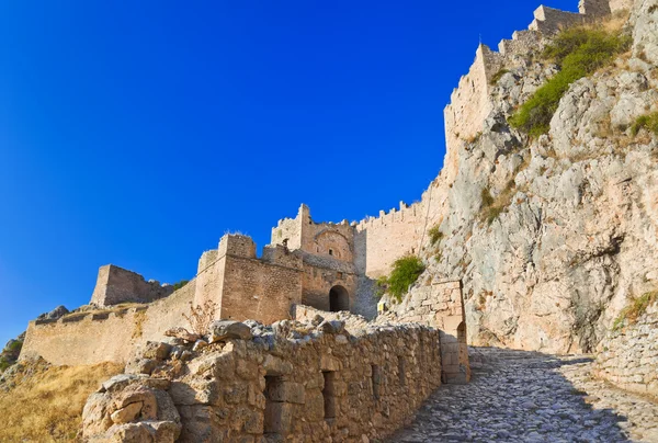 그리스 고린도 있는 오래 된 요새 — 스톡 사진