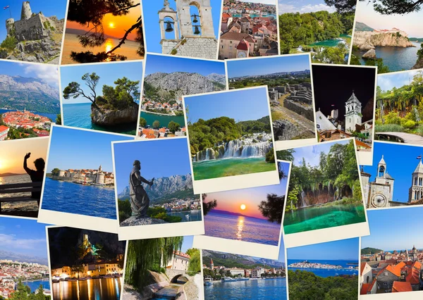Stapel von Kroatien Reisefotos — Stockfoto