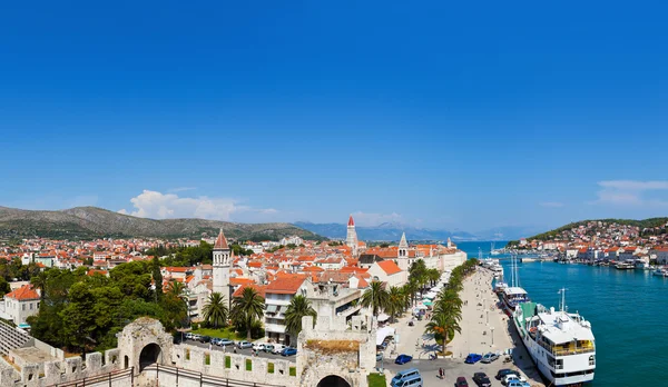 Panorama över trogir i Kroatien — Stockfoto