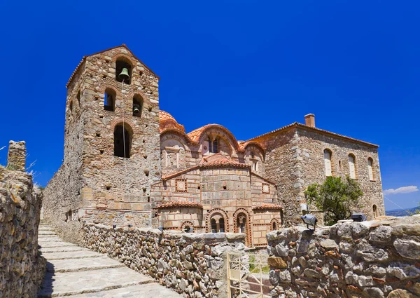 Ruins of old town in Mystras, Greece — Stock Photo, Image