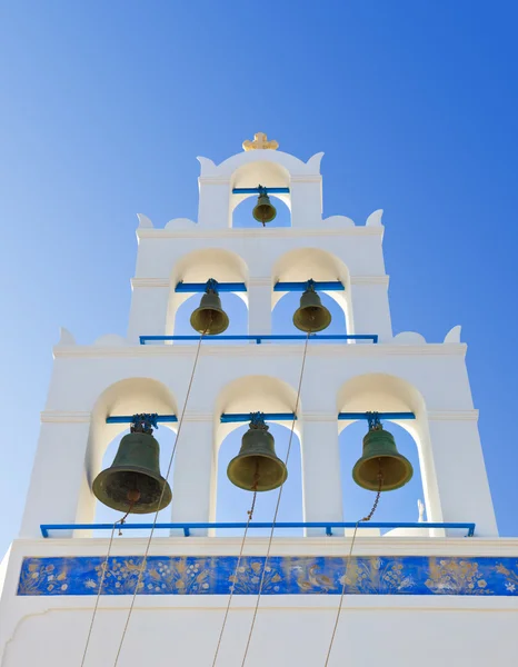 サントリーニ島の鐘楼 (oia), ギリシャ — ストック写真