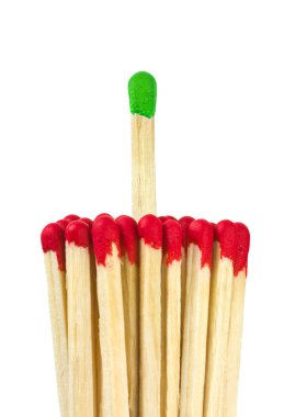 Matches - leadership concept clipart