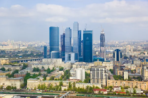 Modern skyscrapers at Moscow City, Russia — Stock Photo, Image