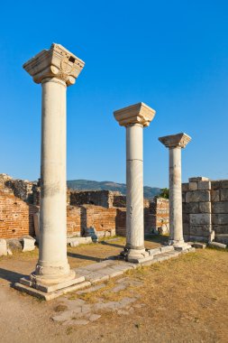 Selçuk Efes Türkiye'de st. johns Bazilikası kalıntıları