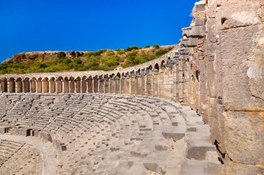 eski amfitiyatro aspendos, antalya, Türkiye