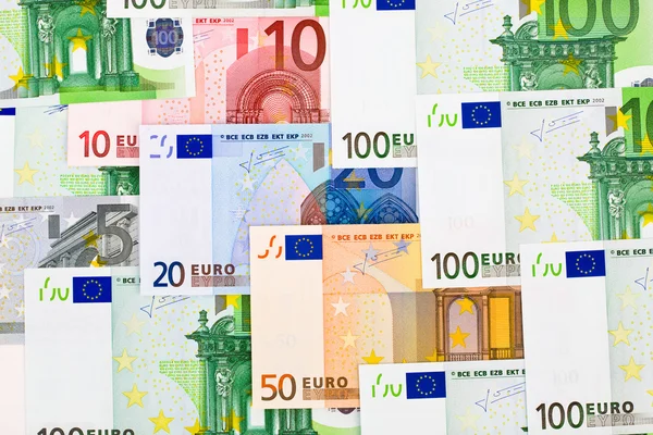 ユーロのお金の背景 — ストック写真