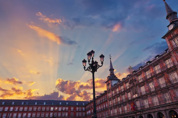 市长广场-西班牙马德里 — 图库照片