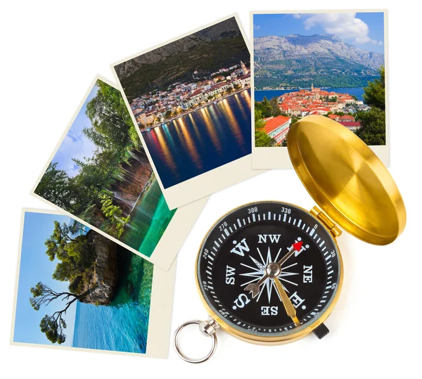 stock image Croatia images and compass