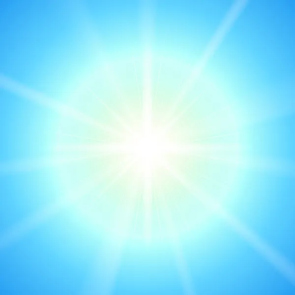 Πρότυπο διανυσματική λαμπερός ήλιος. — Διανυσματικό Αρχείο
