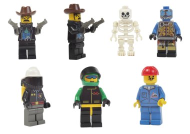 Minyatür Modeller meslekler oyuncağı Lego