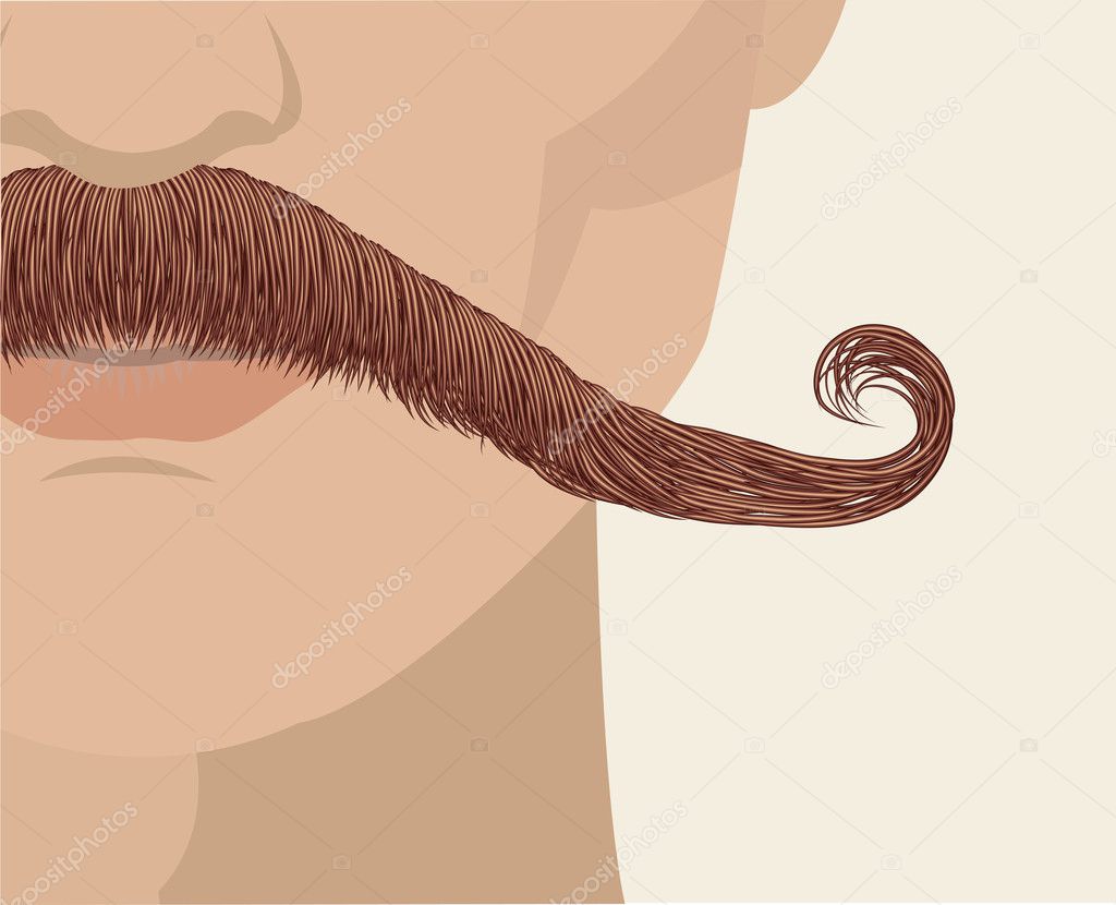 mustache man face background.Vector illustration for design