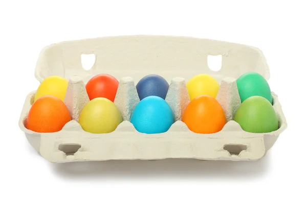 Coloridos huevos de Pascua — Foto de Stock