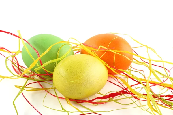 Coloridos huevos de Pascua — Foto de Stock