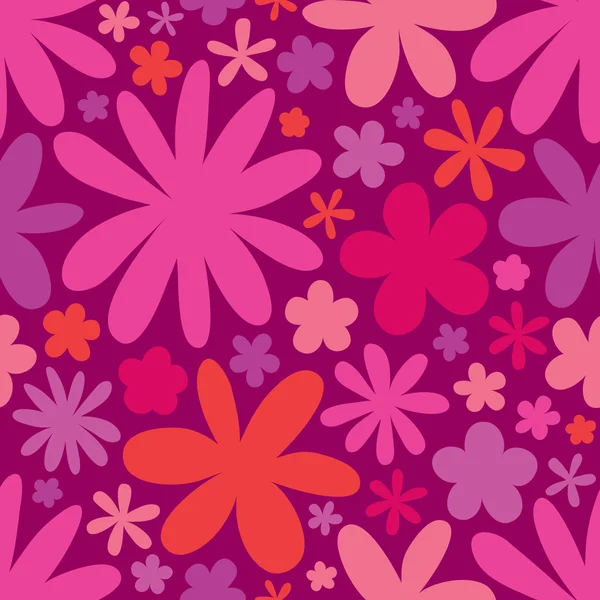 Sömlös blomma mönster bakgrund — Stock vektor