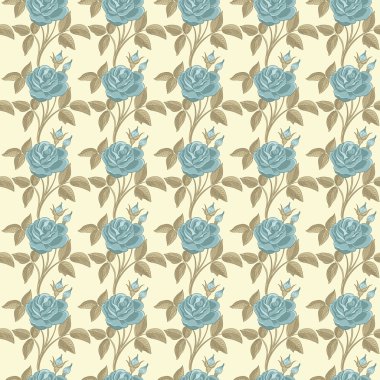 Güllerle kusursuz desen