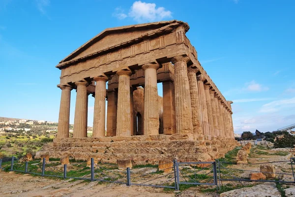 Concordia-Tempel in Agrigent, Sizilien, Italien — Stockfoto