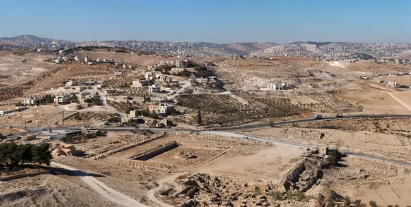 Раскопки и арабская деревня в Иродионе — стоковое фото