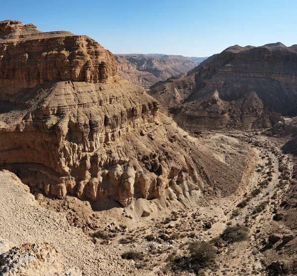 Пустынный каньон — стоковое фото