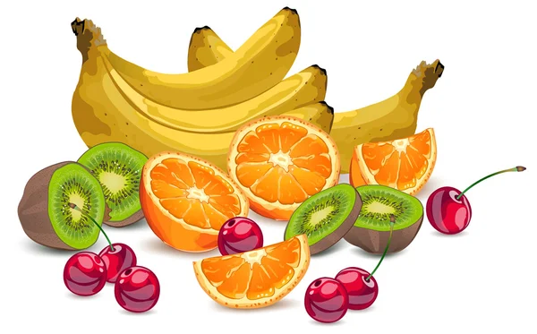 Набір фруктів — стоковий вектор