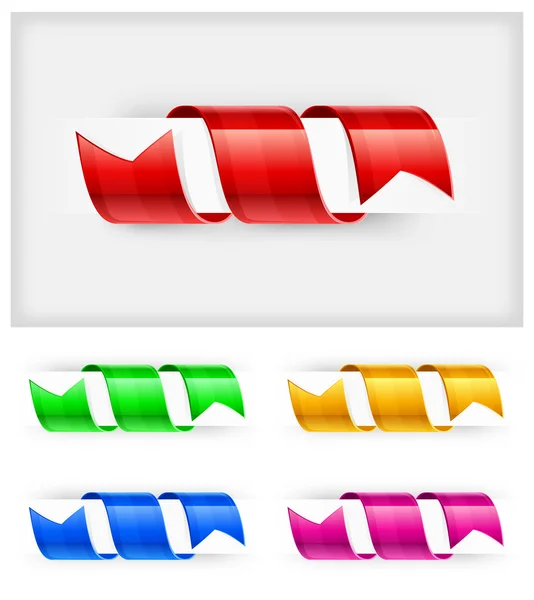 Color bookmark — Stock Vector