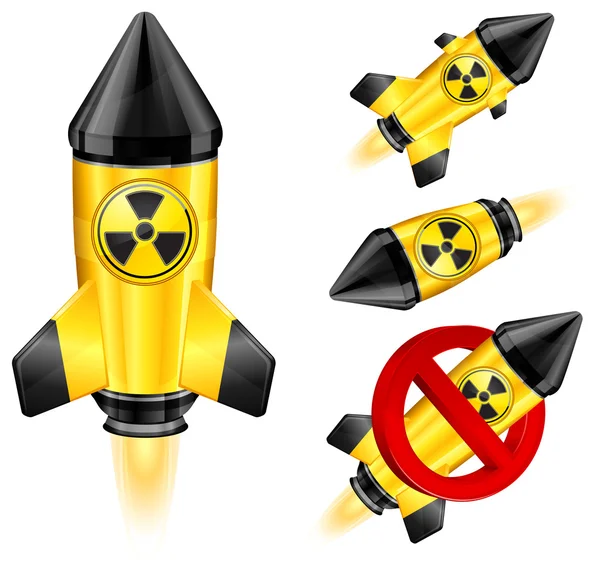 Niebezpieczeństwo rakiet — Wektor stockowy