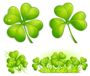 Clover pattern clipart