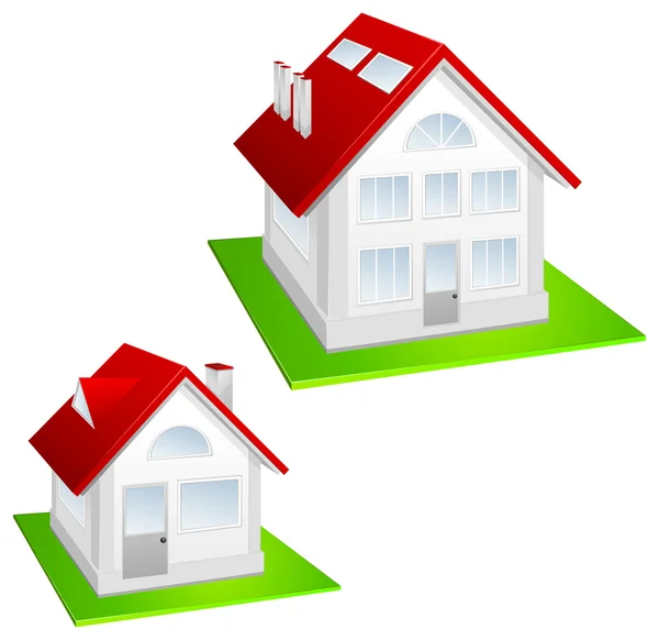 Model domku — Stockový vektor