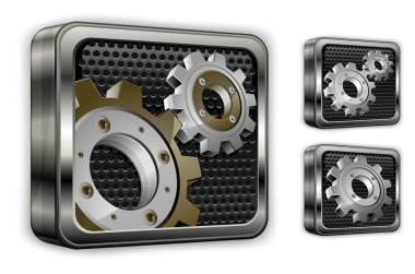Gears'ı kare Icons