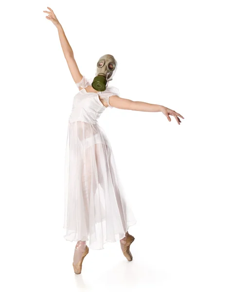 Ballerina är i respiratorn — Stockfoto