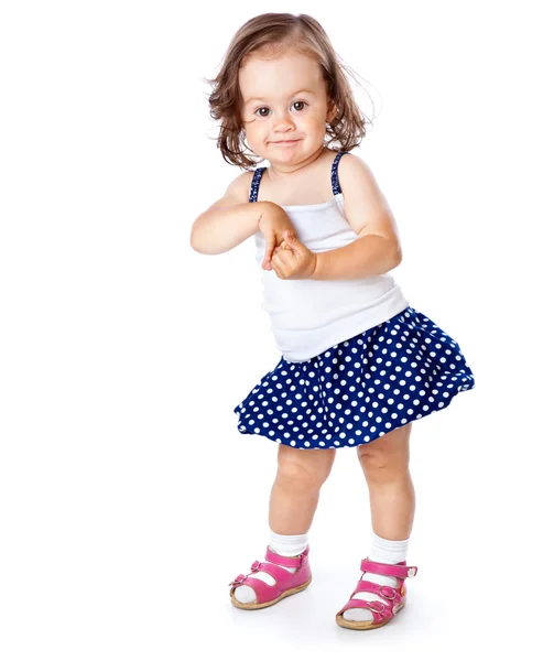 Ein kleines Mädchen posiert — Stockfoto