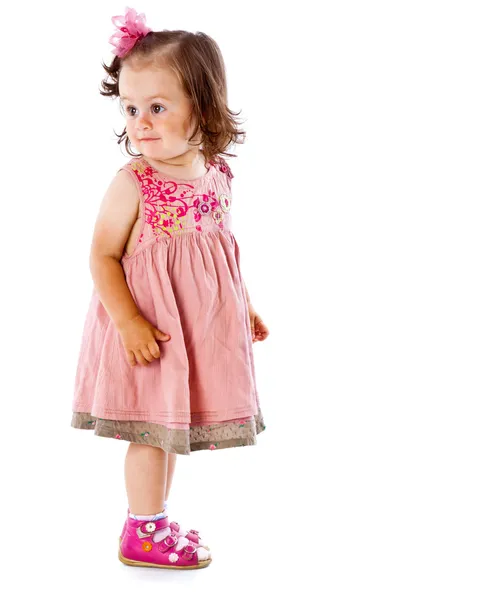 A little girl is posing — Stock Photo, Image
