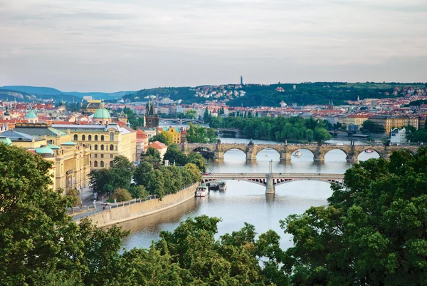 Ponti a Praga — Foto Stock