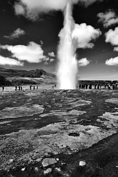 İzlanda gayzeriName — Stok fotoğraf