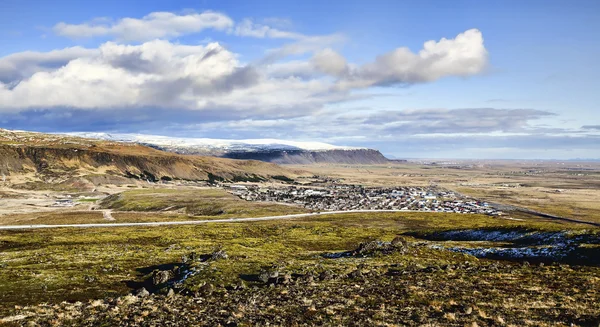 Icelandic village, Hveragerdi — Stock Photo, Image