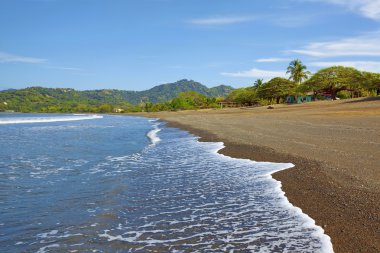Beach in Guanacaste clipart