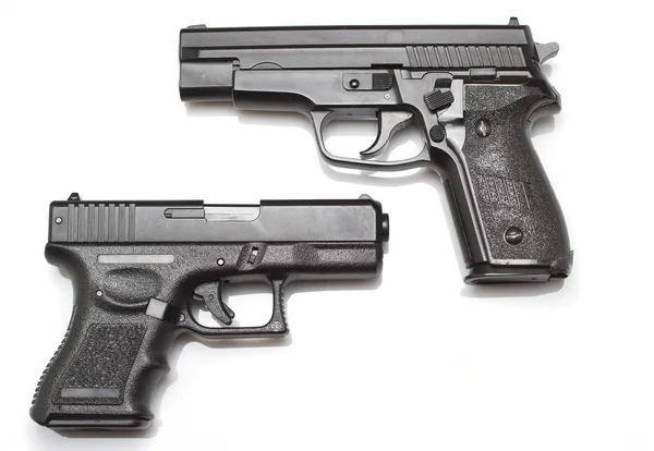 Dos pistolas de mano — Foto de Stock