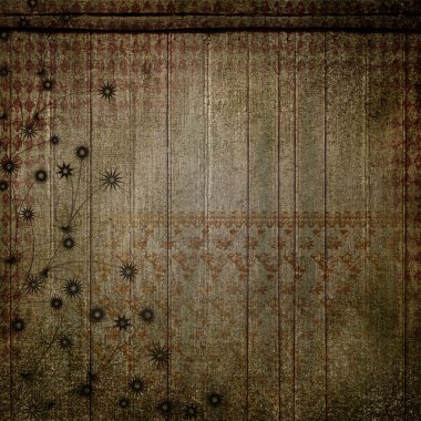 Rickety wooden wall of house. Texture. clipart