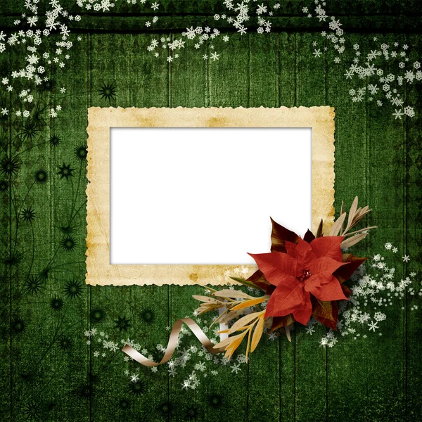 Frameworks for photo. The vintage christmas composition. — Stock Photo, Image