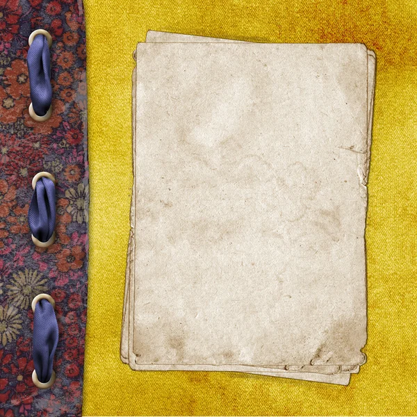 Grunge paper i scrapbooking stil på den abstrakt bakgrunden. — Stockfoto