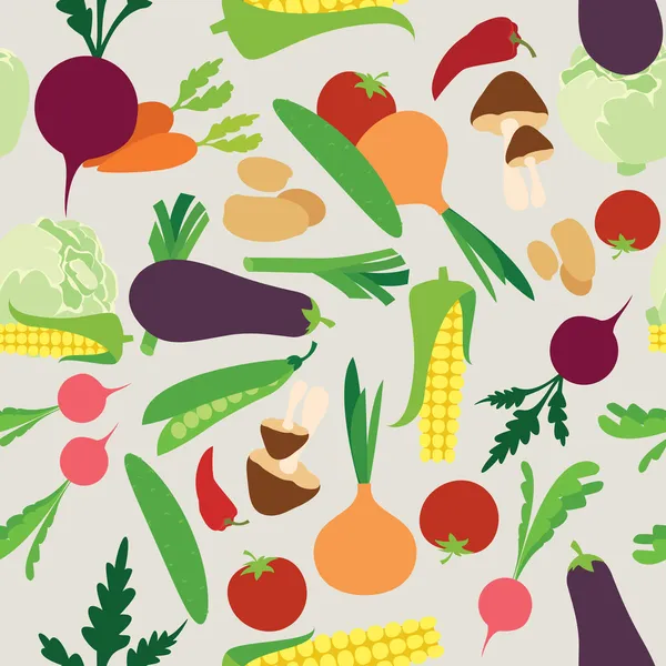 Légumes sans couture — Image vectorielle