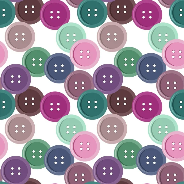 Seamless pattern with buttons — Stock Vector