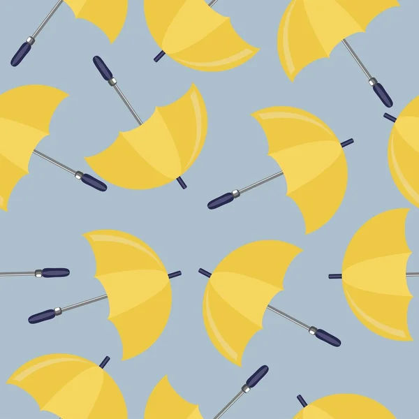 Fond sans couture avec parapluies — Image vectorielle