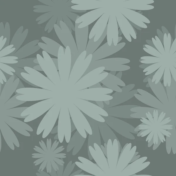 Безшовний фон з квітами — стоковий вектор