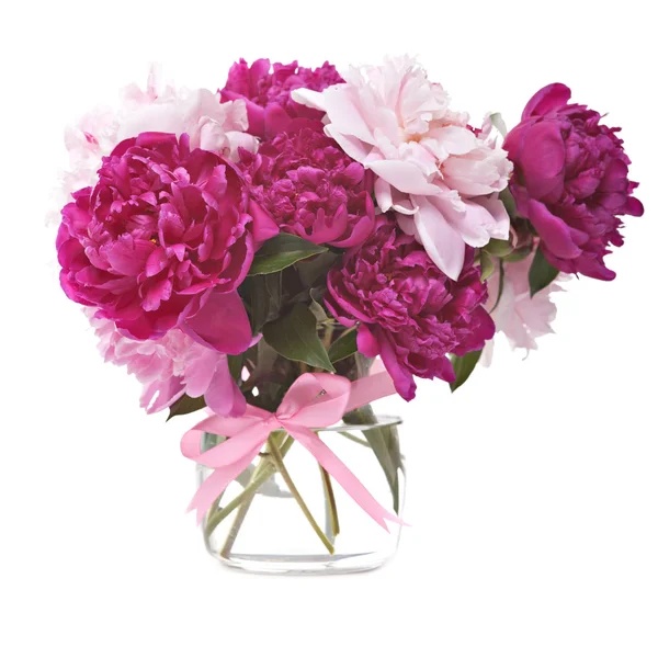Bouquet di peonie fiorisce — Foto Stock