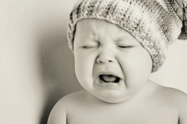 Bebê chorar — Fotografia de Stock
