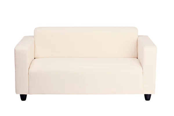 Beyaz kanepe — Stok fotoğraf